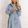 Pastry Shop Cutie Denim Mini Dress Image - 1