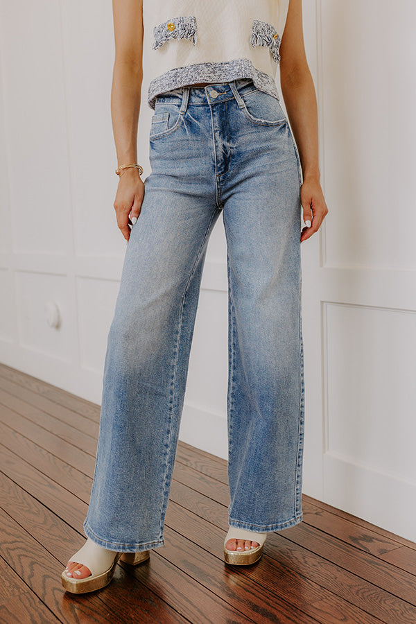 The Eva High Waist Wide Leg Jean Image - 2