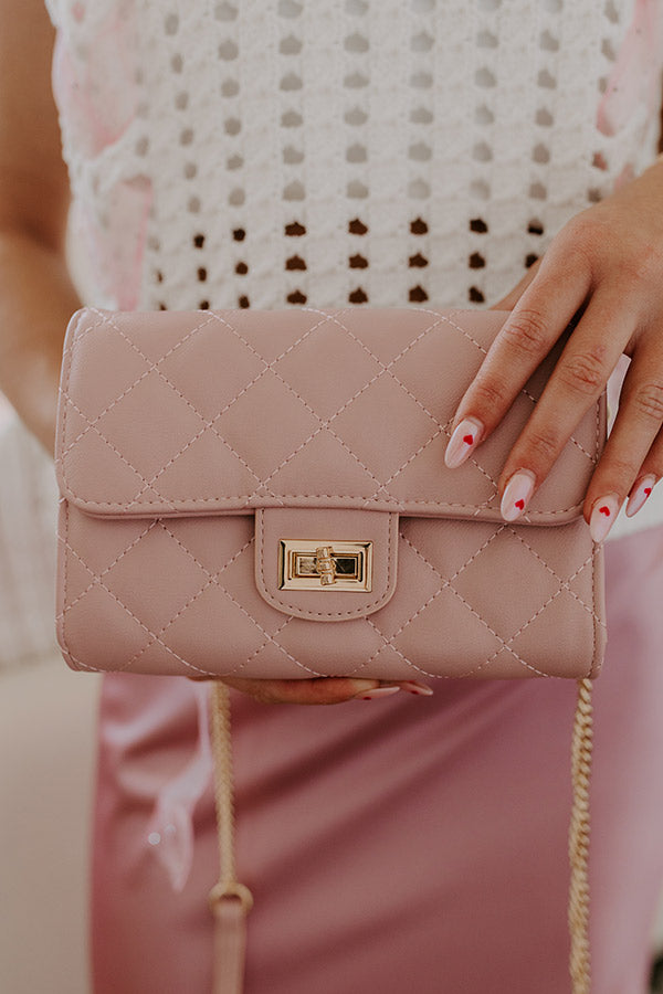 Shelly Faux Leather Quilted Crossbody Image - 5