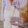 Daisy Tweed Purse in Lavender Image - 1