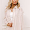 Social Club Stripe Button Up Image - 1