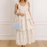 Whimsical Wonders Embroidered Tiered Midi Dress Image - 1