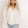 Cafe Cutie Embroidered Button Up Image - 1