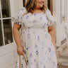 Botanical Moment Embroidered Mini Dress Curves Image - 1
