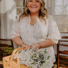 Gardenia Darling Embroidered Top Curves Image - 1