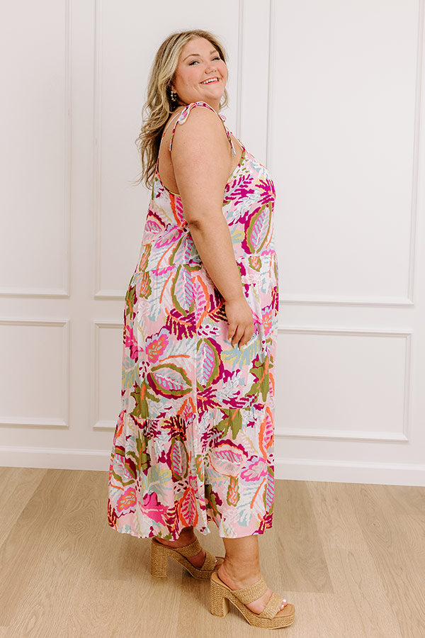 Tropical Dreams Midi Dress Curves Image - 4