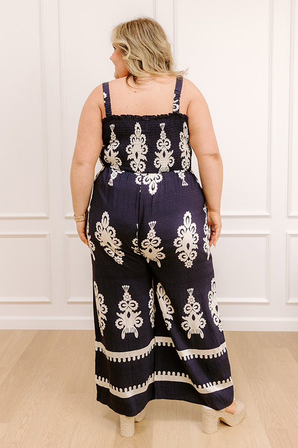 Feeling Boho Wide Leg Jumpsuit Curves Image - 5