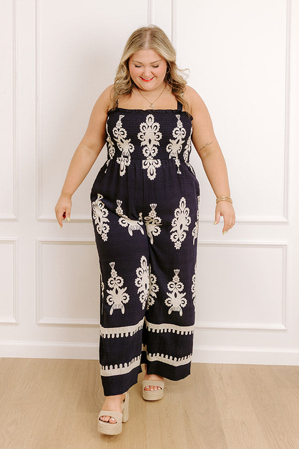 Feeling Boho Wide Leg Jumpsuit Curves Image - 1