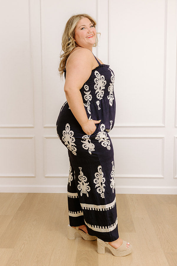Feeling Boho Wide Leg Jumpsuit Curves Image - 4