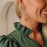 Charming Smile Drop Earrings in Mocha Image - 1