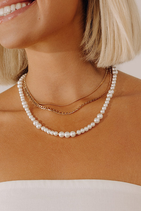 Chic A La Mode Layered Necklace Image - 2