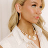 Social Club Hoop Earrings Image - 1