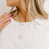 Romantic Story Layered Necklace in Silver Image - 1
