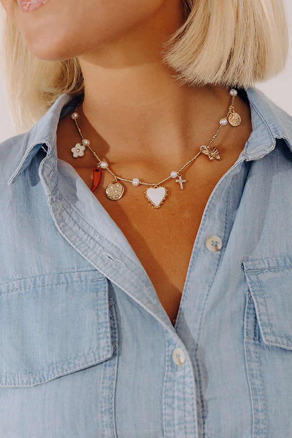 Feeling Social Charm Necklace Image - 2