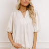Oceanside Bliss Linen-Blend Top Image - 1