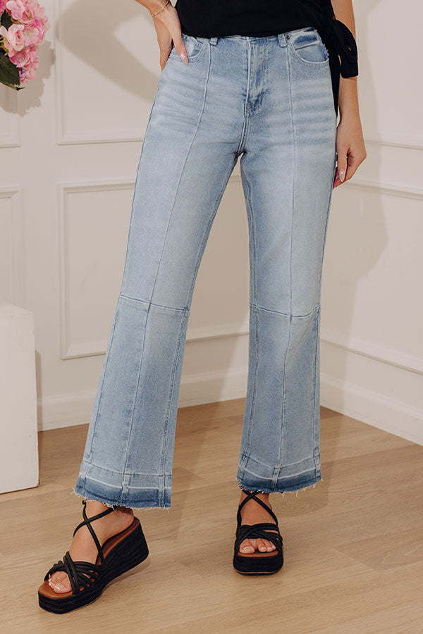 The Carley High Waist Straight Leg Ankle Jean