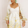 Serene Fields Floral Mini Dress Image - 1