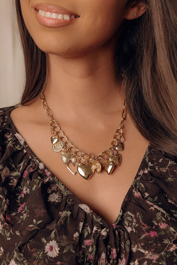 Full Of Love Charm Necklace Image - 1