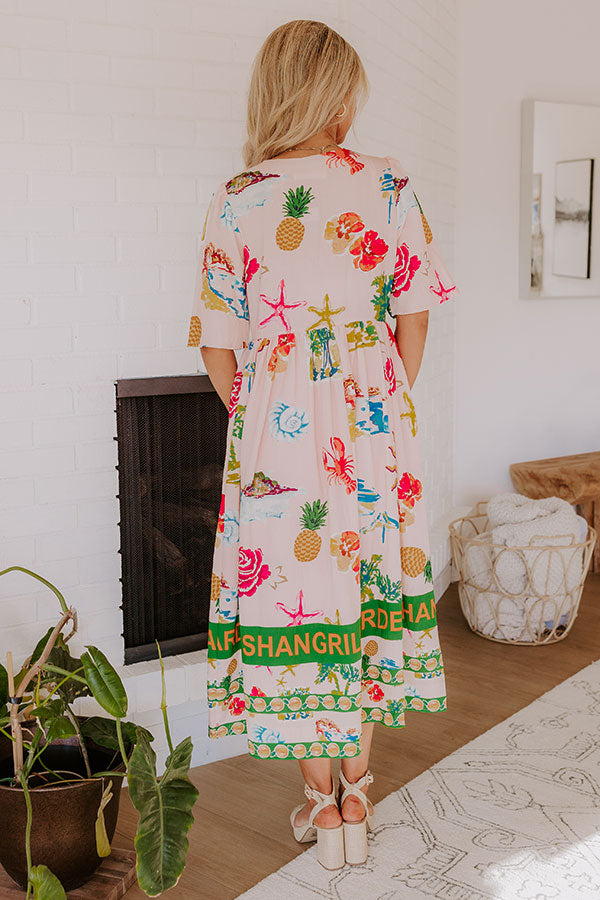 Shangri La Gardens Midi Dress Image - 5