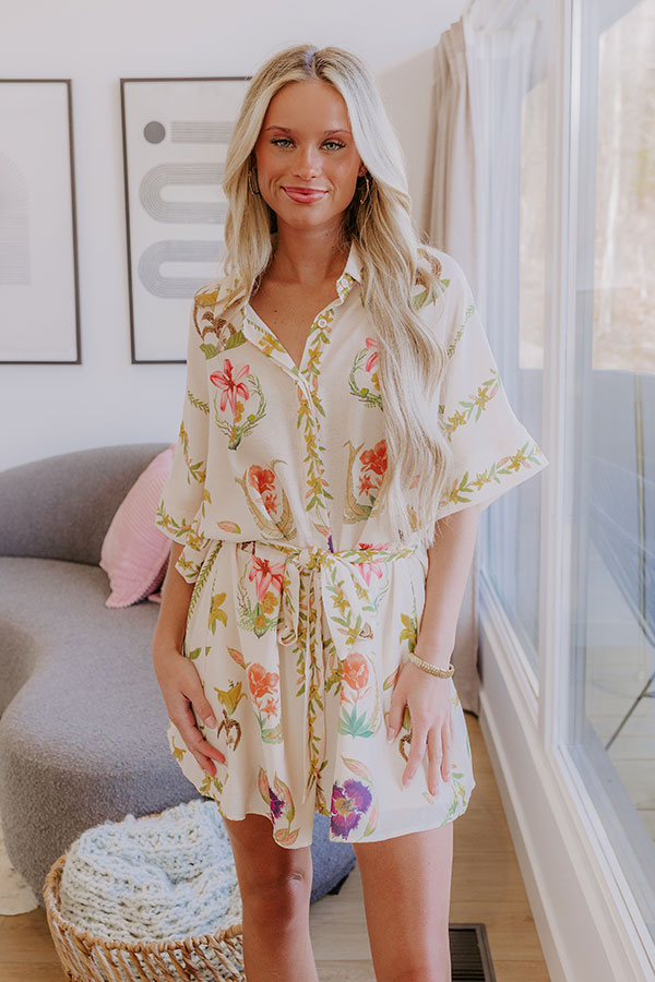 Hibiscus Holiday Floral Romper