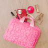 Petal Plush Essentials Travel Case in Pink Image - 1