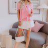 Sweet Statement Off Shoulder Top in Pink Image - 1