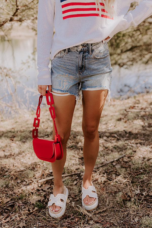 JUDY BLUE Maeve High Waist Distressed Shorts 2