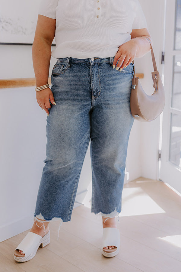 JUDY BLUE Raelynn High Waist Crop Jean Curves Image - 2