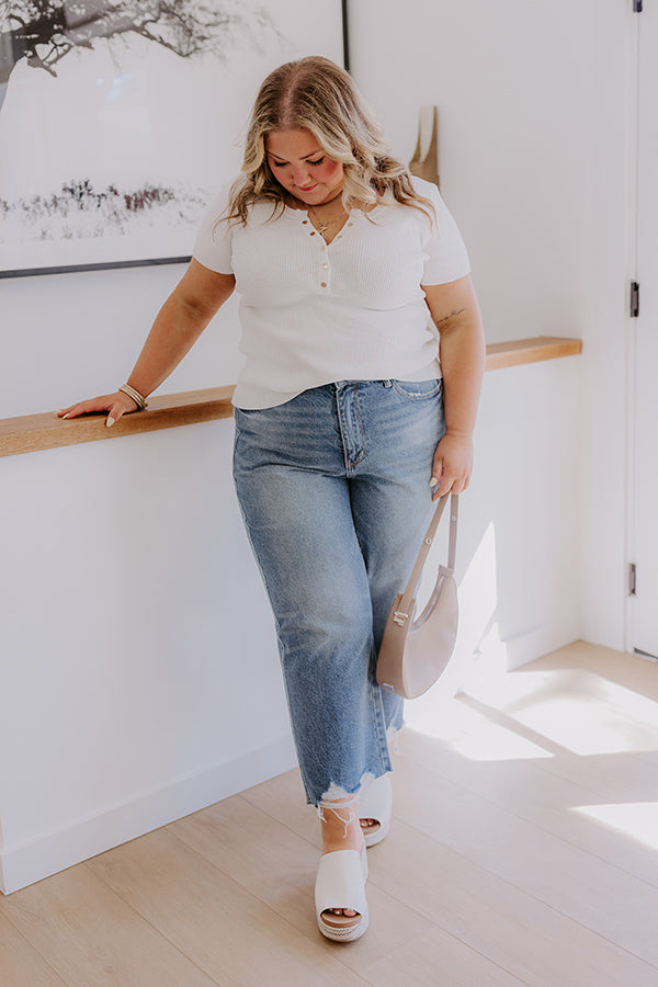 JUDY BLUE Raelynn High Waist Crop Jean Curves Image - 1