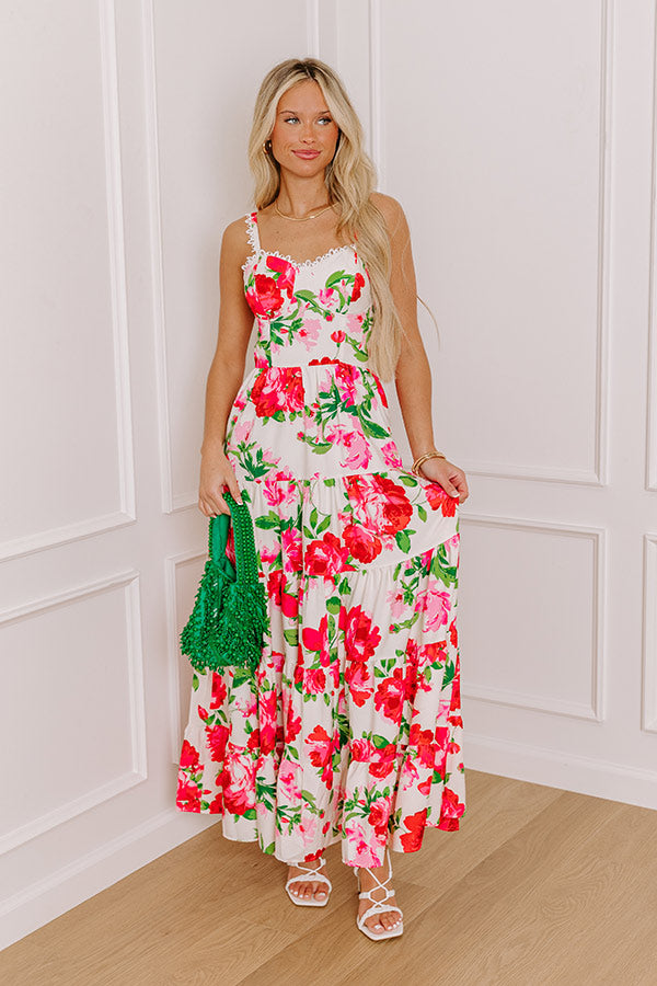 Grace and Blooms Floral Maxi Dress Image - 2