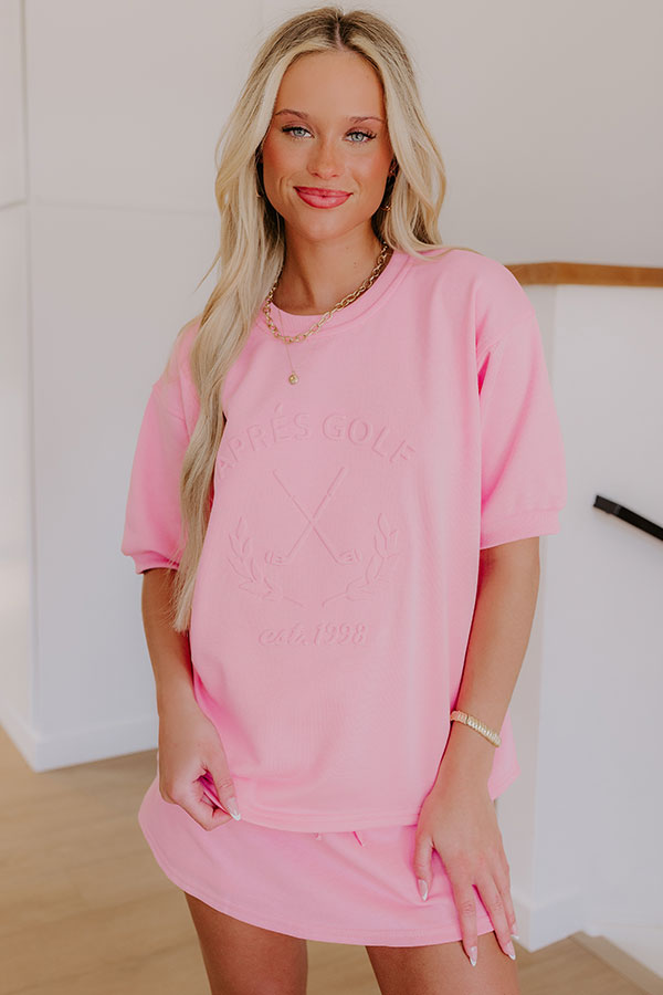 Apres Golf Embossed Top