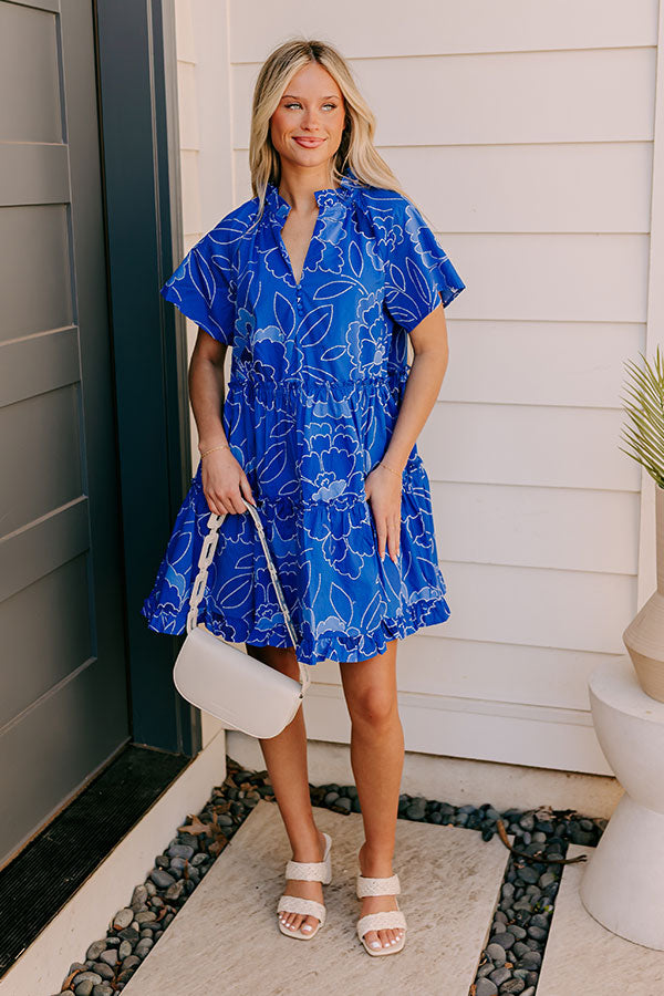 Clever And Kind Floral Mini Dress Image - 1