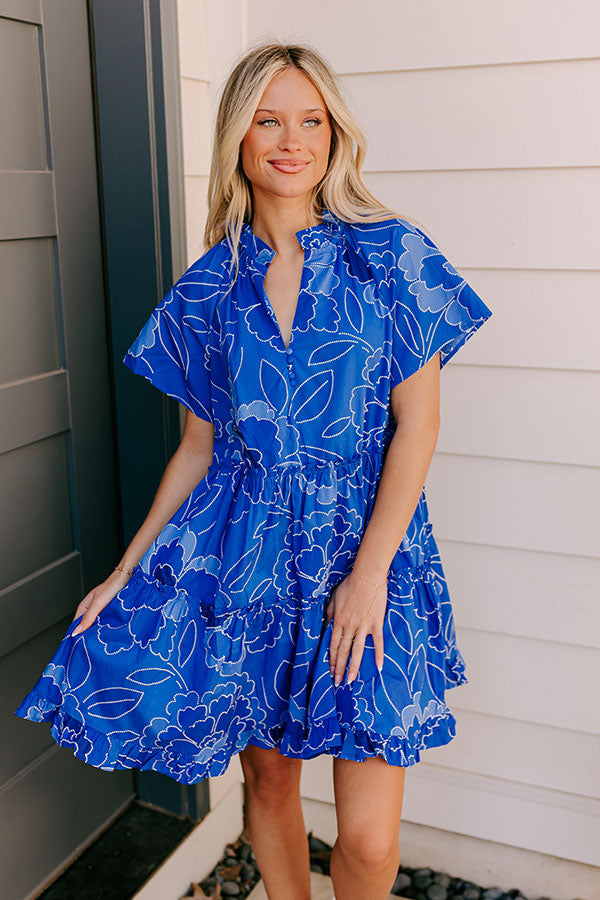 Clever And Kind Floral Mini Dress Image - 2