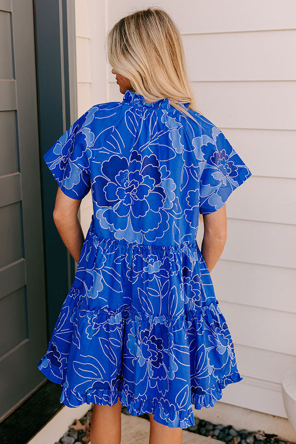 Clever And Kind Floral Mini Dress Image - 5
