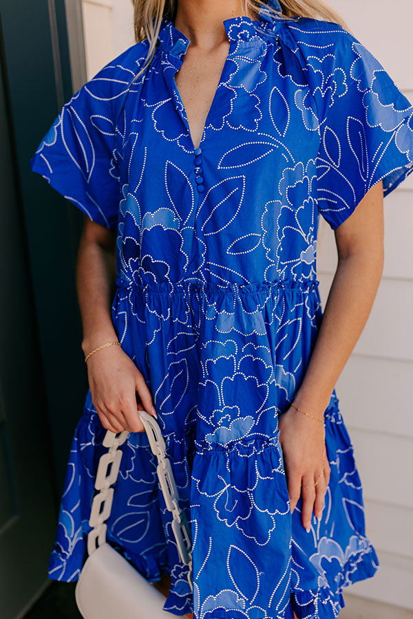 Clever And Kind Floral Mini Dress Image - 3