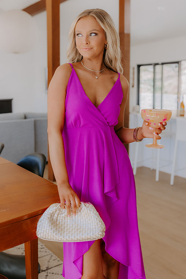 Cocktails First Midi Dress in Orchid Image - 3