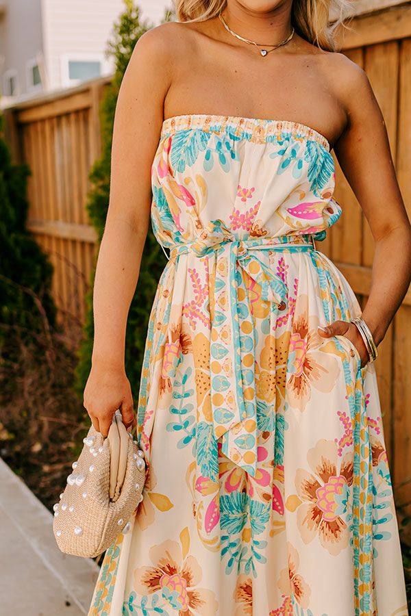 Tropical Retreat Wide Leg Jumpsuit Image - 2