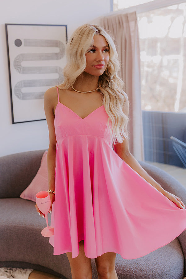 Feeling Bubbly Babydoll Mini Dress Image - 1