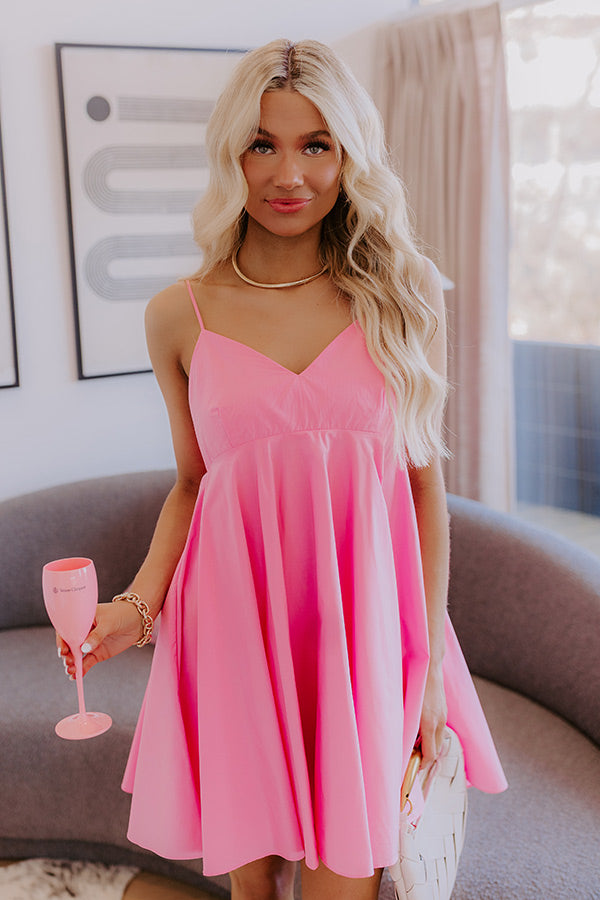 Feeling Bubbly Babydoll Mini Dress Image - 3