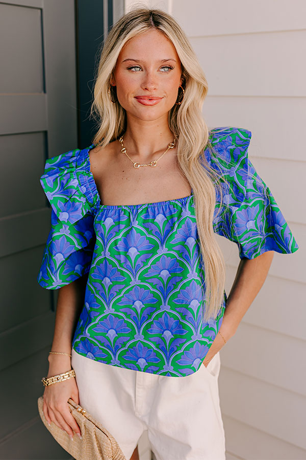 Charmed Feeling Floral Top Image - 1