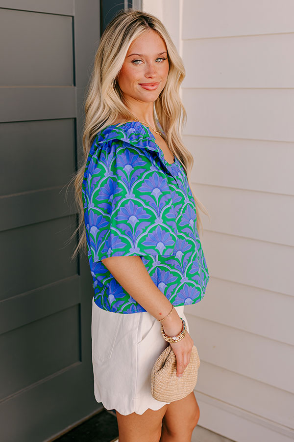 Charmed Feeling Floral Top Image - 4