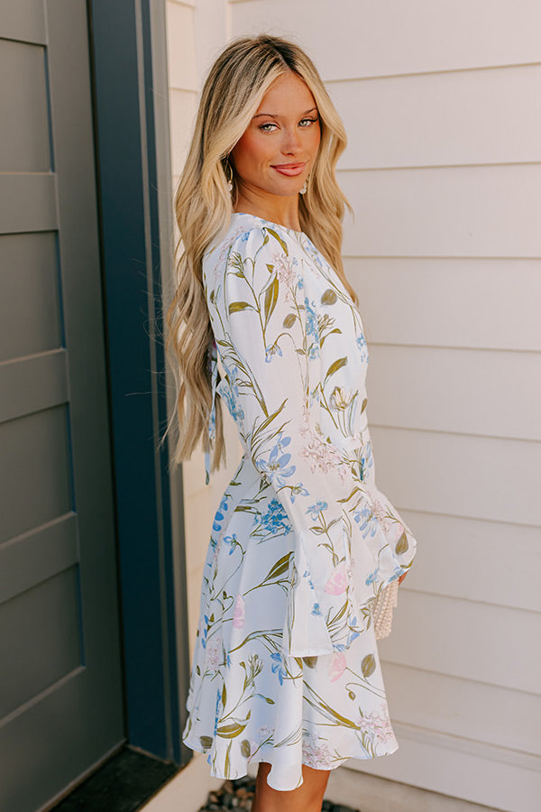 Dreamy Gardens Floral Mini Dress Image - 5