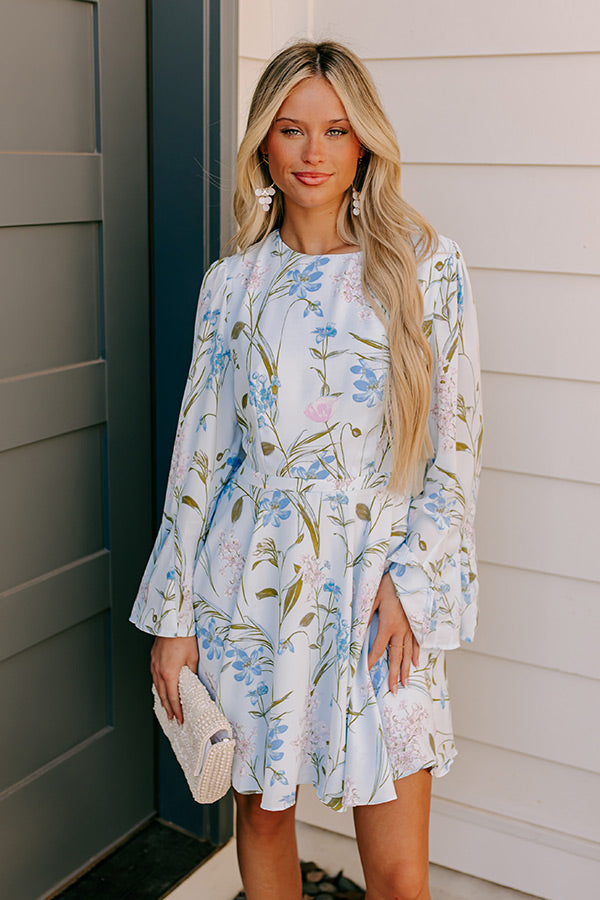 Dreamy Gardens Floral Mini Dress Image - 4