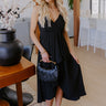 Cocktails First Midi Dress in Black Image - 1