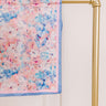 Fresh Blooms Satin Hair Scarf in Blue Image 1