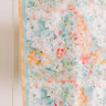 Fresh Blooms Satin Hair Scarf in Orange Image 1