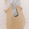 Tracy Vegan Leather Shoulder Bag in Beige Image - 1