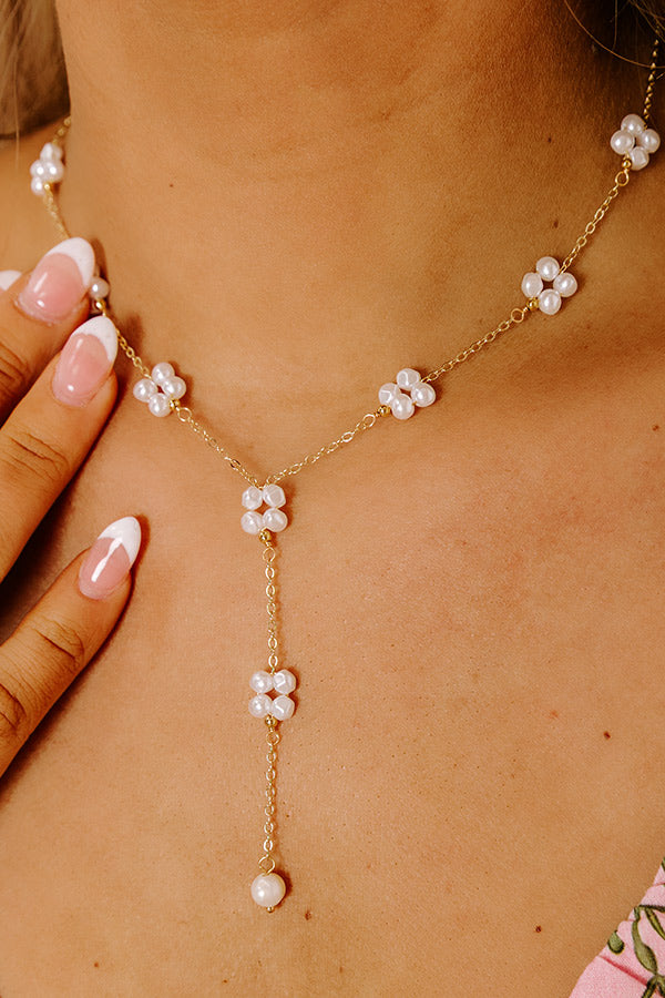Daisy Does It Lariat Necklace Image - 2