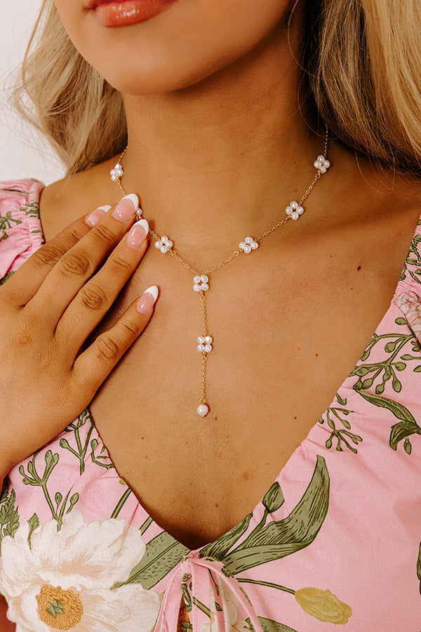 Daisy Does It Lariat Necklace Image - 1