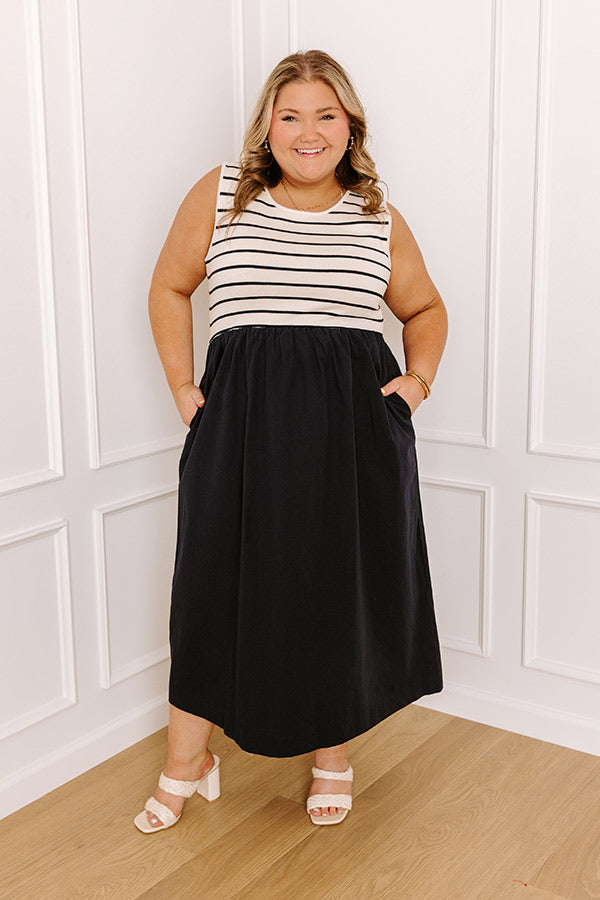 Santa Monica Pier Stripe Midi Curves Image 3